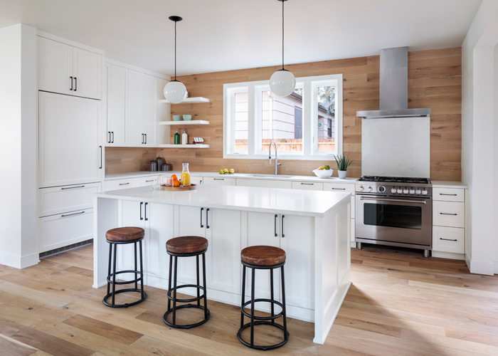 white modern kitchen
