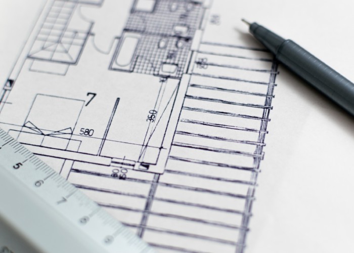 Architect plan for new build home