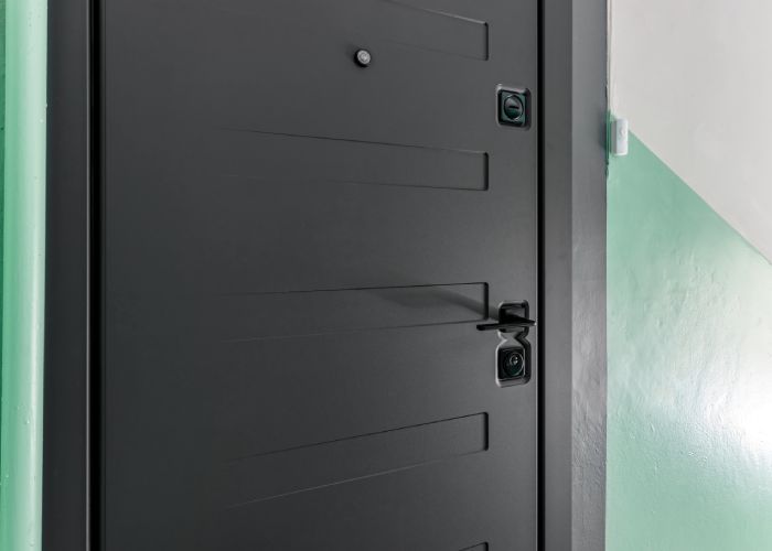 metal front door