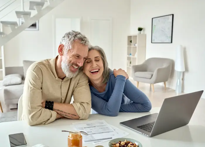 elderly couple
