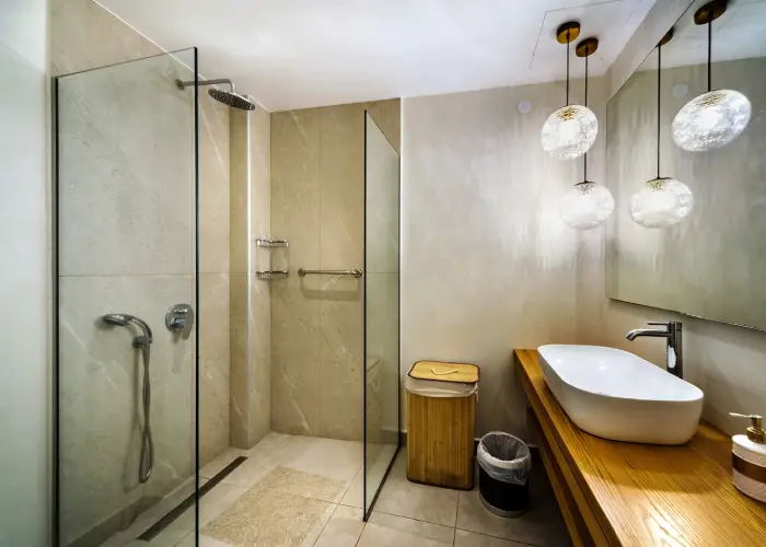 modern shower enclosures