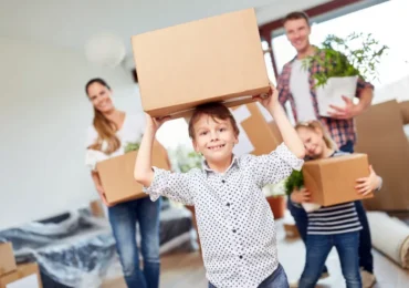 moving house with kids