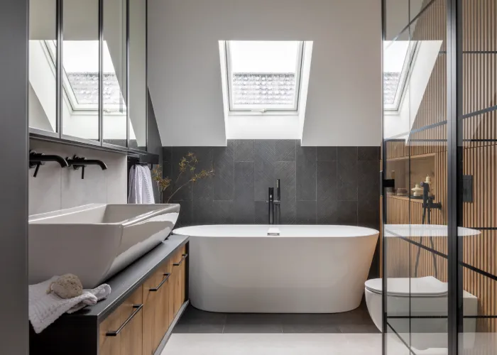 tiling the shower vs paneling