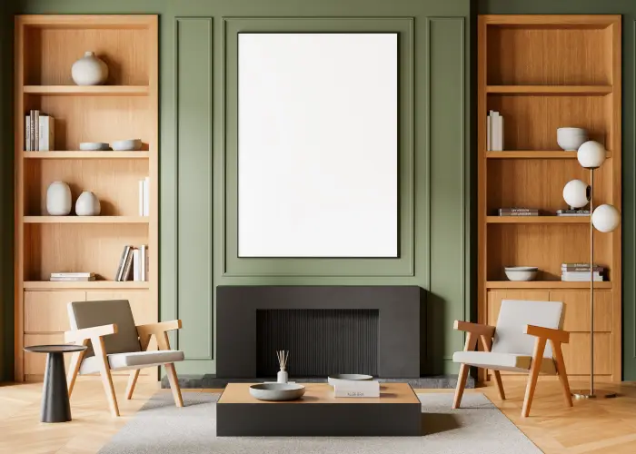 bookshelves